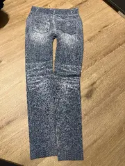 Vorschaubild 2 von Damen Jeggings Jeans Optik Destroyed Look Gr. M 40/42 Blau
