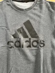 Vorschaubild 2 von Herren Sweatshirt Grau S Logo-Print Sportlich