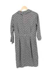 Vorschaubild 2 von Blusenkleid Damen 36/S Blau Grafisch Polyester