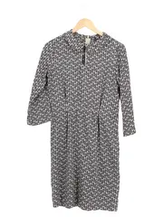 Vorschaubild 1 von Blusenkleid Damen 36/S Blau Grafisch Polyester