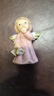 Vorschaubild 4 von Porzellan Engel Nina Marco 10cm Weihnachtsdeko Mehrfarbig