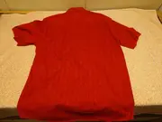 Vorschaubild 2 von Herren Kurzarmhemd Rot Gr. M Business Casual Hemd Baumwolle