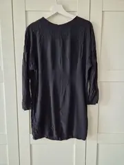 Vorschaubild 2 von Damen Freizeitkleid Gr. M Schwarz Basic Casual