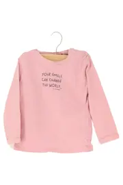 Vorschaubild 1 von Kinder Langarmshirt Gr. 74 Rosa Baumwolle Casual