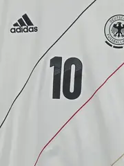 Vorschaubild 4 von Deutschland Fußball Trikot Kinder Gr. 128 Weiß Nr. 10 DFB Logo