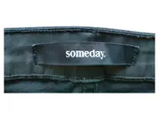 Vorschaubild 2 von Damen Stoffhose beschichtet Gr. 34/XS Grau Skinny Stretch