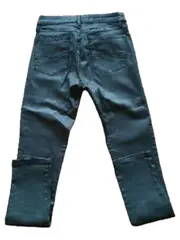 Vorschaubild 3 von Damen Stoffhose beschichtet Gr. 34/XS Grau Skinny Stretch