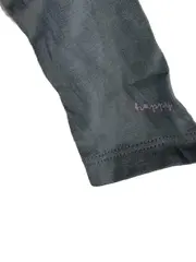 Vorschaubild 4 von Mädchen Langarmshirt Gr. 74 Petrol Blumen Glitzer Baumwolle