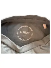 Vorschaubild 5 von Mädchen Langarmshirt Gr. 74 Petrol Blumen Glitzer Baumwolle