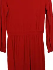 Vorschaubild 3 von Damen Freizeitkleid Langarm Rot Gr. 40
