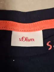 Vorschaubild 5 von Kinder T-Shirt Mädchen Gr. 116/122 Navy Blau Kaktus Stickerei