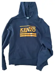 Vorschaubild 1 von Kapuzenpullover Damen Hoodie Schwarz Gr. 38/M Logo-Print Casual