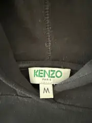 Vorschaubild 2 von Kapuzenpullover Damen Hoodie Schwarz Gr. 38/M Logo-Print Casual