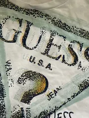 Vorschaubild 2 von Kinder T-Shirt Weiß Gr. 16/158 Logo Print Kurzarm Casual