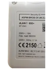 Vorschaubild 4 von dLAN 650+ Powerline Adapter MT:2543 Netzwerk 650 Mbit/s Weiß