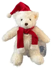 Vorschaubild 1 von Teddybär Weihnachten Kuscheltier beige 30cm