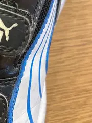 Vorschaubild 6 von Kinder Sportschuhe Klettverschluss Logo-Print Schwarz Gr. 28