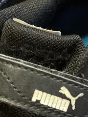 Vorschaubild 5 von Kinder Sportschuhe Klettverschluss Logo-Print Schwarz Gr. 28