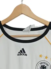 Vorschaubild 2 von Deutschland Fußball Trikot Herren Kurzarm Gr. 44 Weiß Sportlich