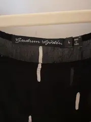 Vorschaubild 2 von Damen Freizeitkleid Gr. 40 Schwarz weißes Muster Viskose