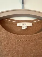 Vorschaubild 7 von EDC Damen Pullover Braun Basic Gr. 34/XS Langarm