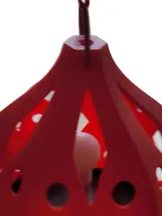 Vorschaubild 2 von Laterne Rot Modern Kunststoff Deko Lampe Hängelaterne