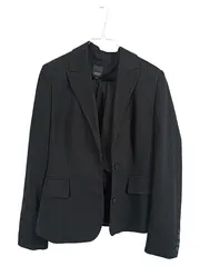 Vorschaubild 1 von Blazer Damen Nadelstreifen Business Schwarz Gr. 38/M Langarm