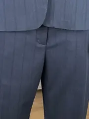 Vorschaubild 5 von Blazer Damen Nadelstreifen Business Schwarz Gr. 38/M Langarm