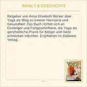 Vorschaubild 3 von Yoga Der Weg zu innerer Harmonie und Gesundheit Anna Elisabeth Röcker