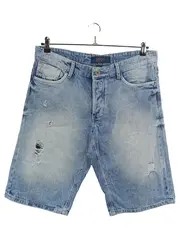 Vorschaubild 1 von Jeans Shorts Herren Destroyed Denim Blau W33 50 L Baumwolle