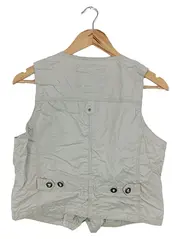 Vorschaubild 2 von Leichte Weste Damen Gr. 40/M Beige Casual Baumwolle