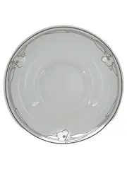 Vorschaubild 1 von TAVOLA Kuchenteller Weiß Porzellan Klassisch Elegant Blumen Ø 16.5 cm