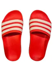 Vorschaubild 5 von Adilette Aqua Badeschuhe Kinder Gr. 31 Rot Gestreift Freizeit Slip-On