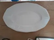 Vorschaubild 2 von Selb Bavaria Ovaler Servierteller Weiß 39x25 cm Porzellan