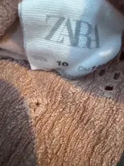 Vorschaubild 2 von Mädchen Bluse Gr. 140 Rosa Lochmuster Puffärmel Rüschen