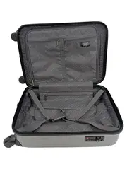 Vorschaubild 3 von Reisekoffer Hartschalenkoffer Silber 50x35 cm Trolley 4 Rollen