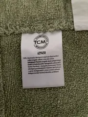 Vorschaubild 2 von Damen Saunarock Bademantel UNI Grün 100% Baumwolle