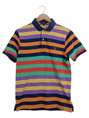 Vorschaubild 1 von Herren Poloshirt Gestreift Mehrfarbig Gr. 46;S Preppy Kurzarm
