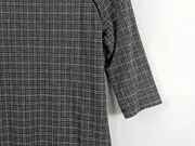 Vorschaubild 3 von Damen Kleid L/42 Grau Kariert Business Midikleid 3/4-Arm