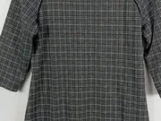 Vorschaubild 2 von Damen Kleid L/42 Grau Kariert Business Midikleid 3/4-Arm