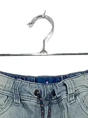 Vorschaubild 3 von Kinder Jeans Shorts Gr. 134 Hellblau Elastikbund Zugband