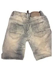 Vorschaubild 2 von Kinder Jeans Shorts Gr. 134 Hellblau Elastikbund Zugband