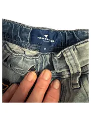Vorschaubild 5 von Kinder Jeans Shorts Gr. 134 Hellblau Elastikbund Zugband