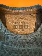 Vorschaubild 3 von Herren Pullover Strick Gr. M Petrol Casual Baumwolle