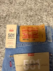 Vorschaubild 4 von 501 Herren Jeans Shorts Gr. 30x7 Blau Casual