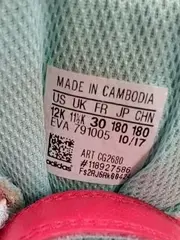 Vorschaubild 3 von Kinder Turnschuhe Mädchen Klettverschluss Pink Gr. 30