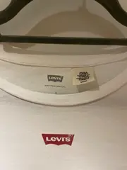 Vorschaubild 3 von Damen T-Shirt Weiß Logo Print Gr. S 36 Basic Baumwolle