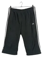 Vorschaubild 1 von Herren 3/4 Trainingshose Sporthose 3-Streifen Schwarz Gr. M