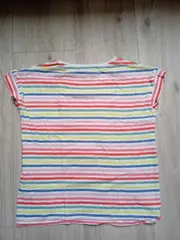 Vorschaubild 2 von Damen T-Shirt Gr. M gestreift bunt Baumwolle Sommer