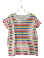 Vorschaubild 1 von Damen T-Shirt Gr. M gestreift bunt Baumwolle Sommer